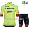 Conjunto Maillot + Culotte Corto 2018 Trek-Segafredo Niños N002